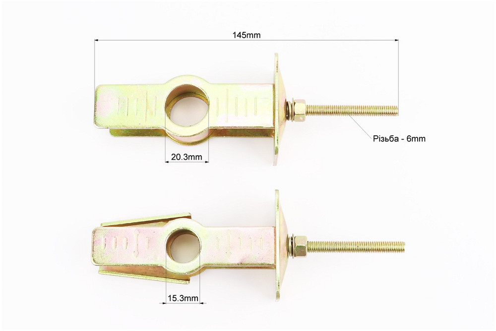 Натягувач ланцюга приводу к-кт 2шт, тип 3 (жовтий метал) PRC Киев - изображение 2