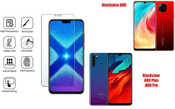 Защитное стекло NeoGlass для Blackview A80, A80 Plus, A80 Pro – ультрапрозрачное и устойчивое Киев
