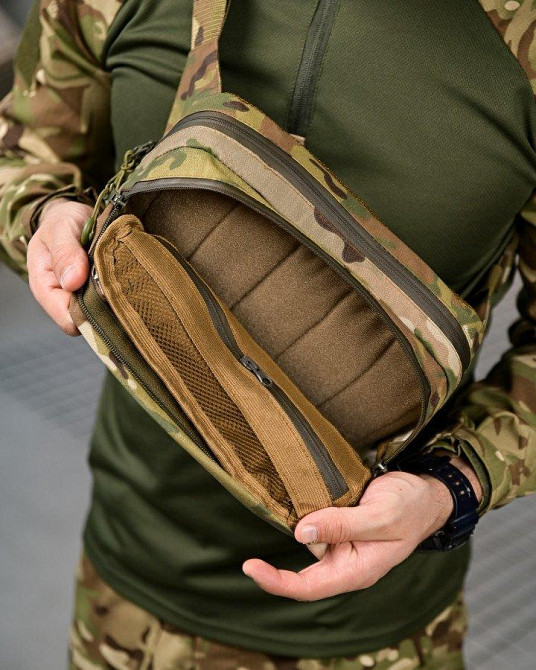 Тактическая поясная  сумка laberis мультикам РП7383 Одесса - изображение 2