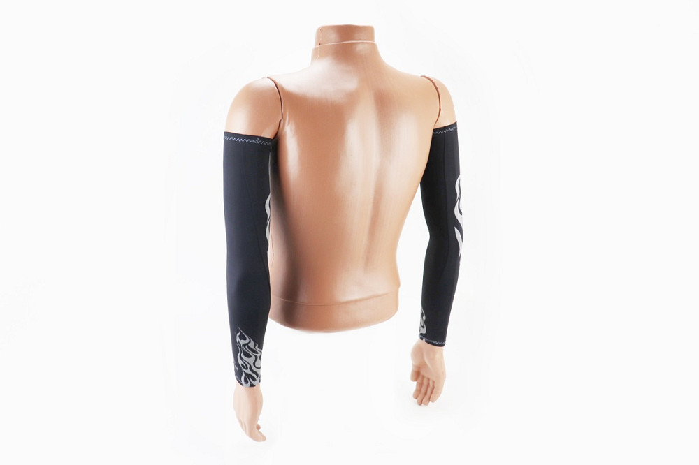 Рукав сонцезахисний к-кт 2шт, M-Чорний з малюнком UV-M503B Киев - изображение 2