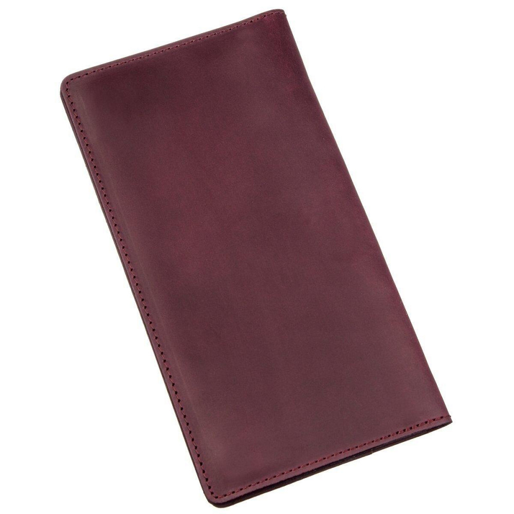 Гаманець жіночий на кнопках шкіряний матовий SHVIGEL 16196 Бордовий Київ - фото 2