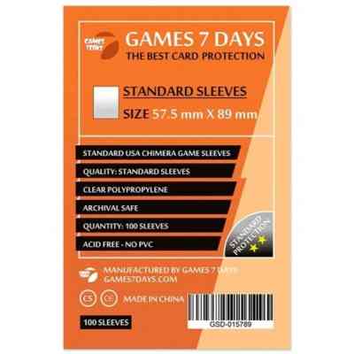Протектор для карт Games7Days 57,5 х 89 мм, Standard USA Chimera, 100 шт (STANDART) (GSD-015789) Винница
