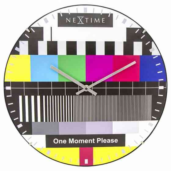 Часы настенные NeXtime Testpage Dome (диаметр 35 см) Киев