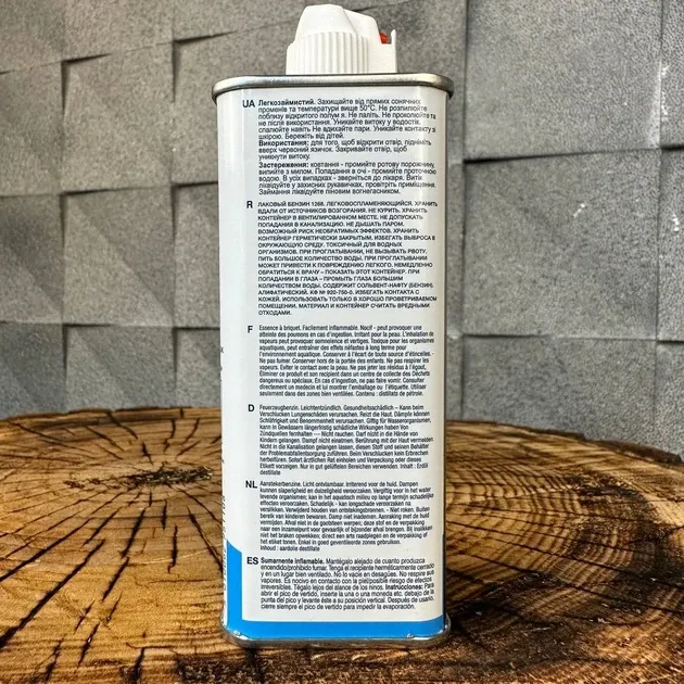 Бензин для заправлення бензинових запальничок типу Zippo в металевій банці з дозатором NEWPORT 133 мл Одеса - фото 4