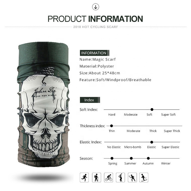 Бандана-трансформер с принтом West Coast №7 Киев - изображение 6