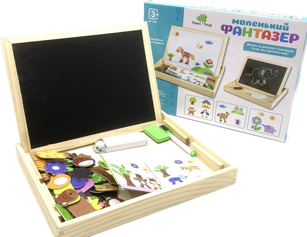 Дерев'яна іграшка Tree Toys Маленький фантазер із магнітною мозаїкою (MD 2083 B) Чернігів - фото 4