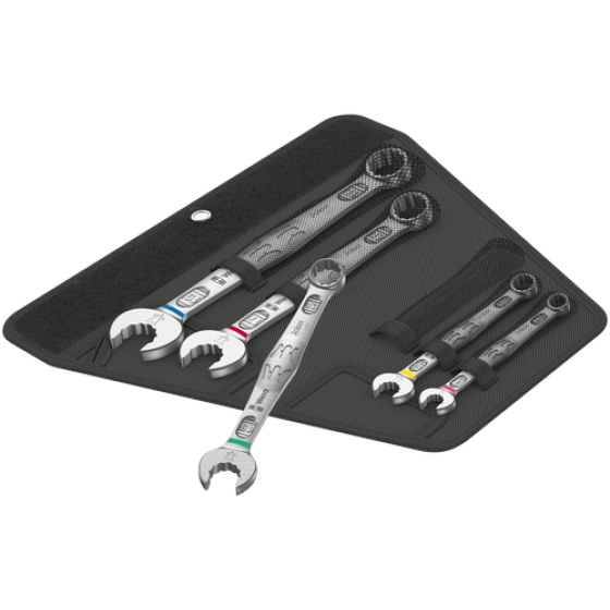 Набір ключів комбінованих Wera 8-19мм 5шт, в сумці, Wera Joker 5 Set 1 05020230001 Одеса