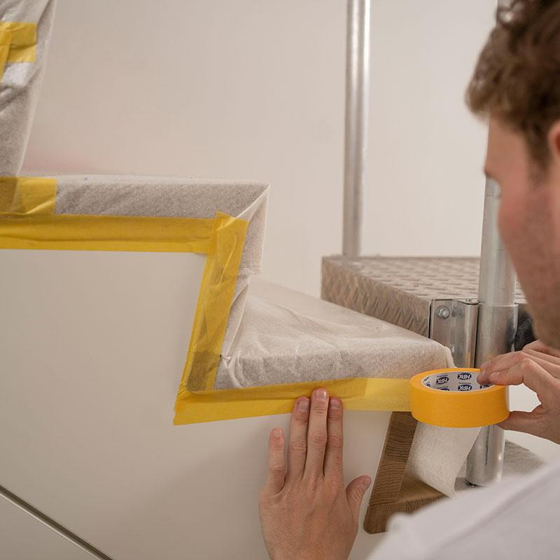 Маскуюча малярська стрічка HPX 4400 для зовнішнього застосування і чітких контурів 50 мм*25 м помаранчева (FP5025) Киев - изображение 5