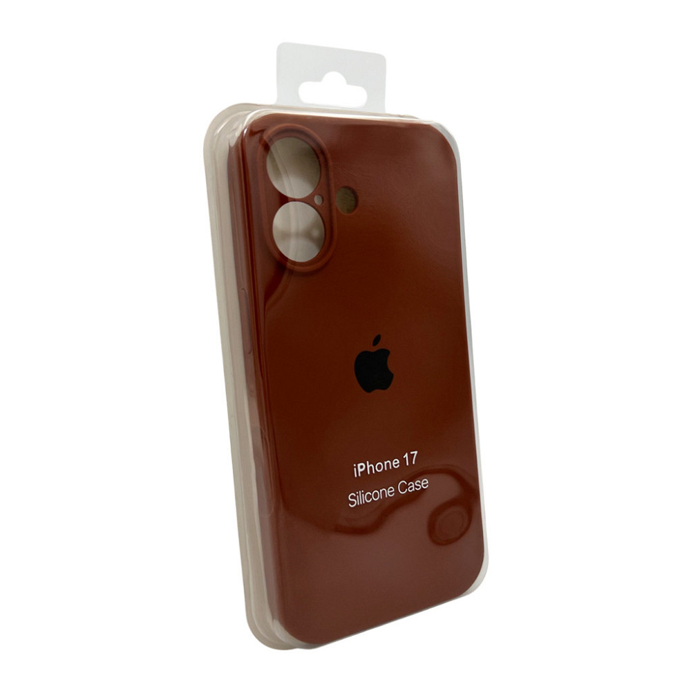Чохол для смартфона Silicone Full Case AA Camera Protect for Apple iPhone 17 42,Saddle Brown Київ - фото 2