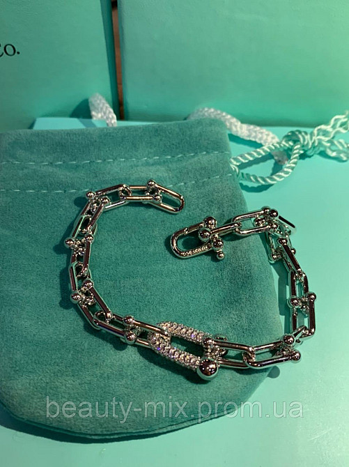 Браслет цепь Тиффани Tiffany посеребрение Одесса - изображение 9