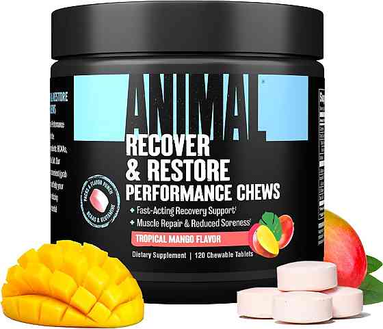 Комплекс послетренировочный Universal Nutrition Animal Recovery 120 Chews, Mango Луцк