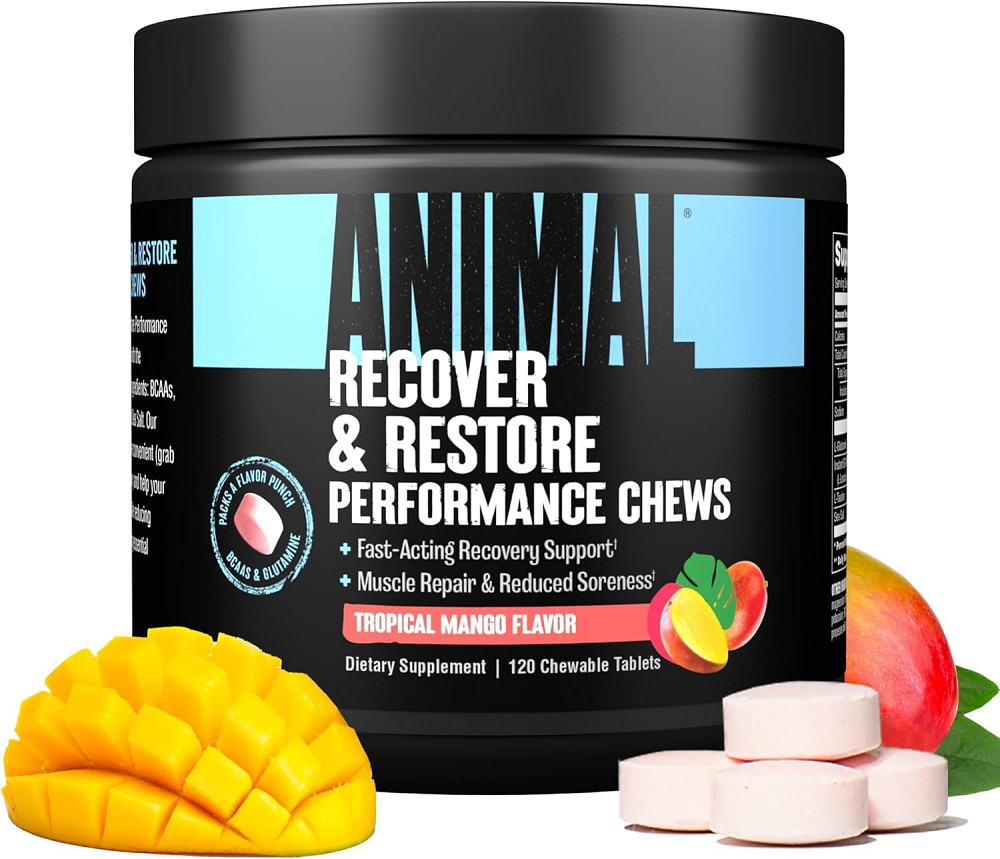 Комплекс послетренировочный Universal Nutrition Animal Recovery 120 Chews, Mango Луцк - изображение 3