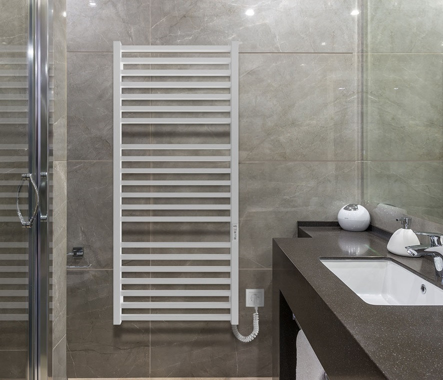 Електрична рушникосушка HF London 1170х530 TR K біла матова Київ - фото 5