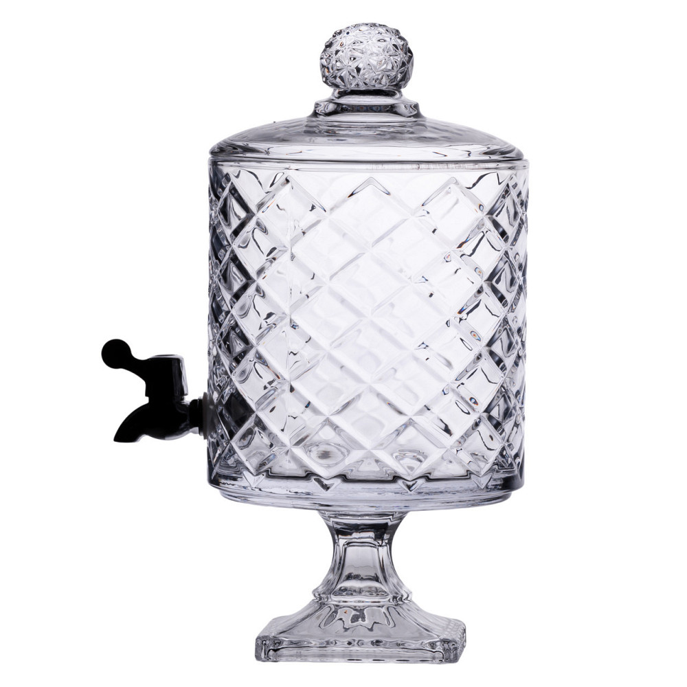 Стеклянная лимонадница с краном и подставкой 4.5 л Киев - изображение 7