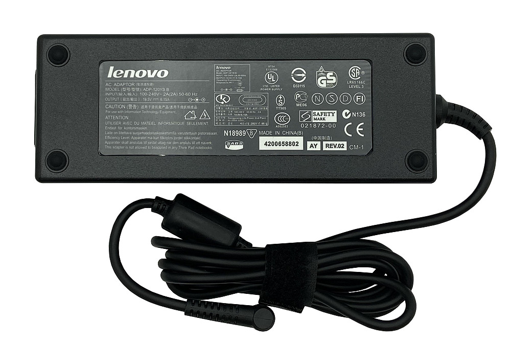 Блок питания для ноутбука Lenovo 120W 19.5V 6.15A 6.3x3.0mm ADP-120LHB Orig Винница - изображение 1