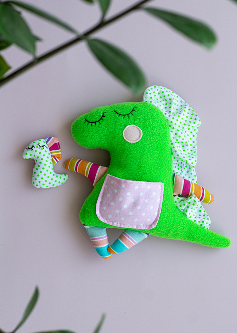 М’яка іграшка сплюшка Дракончик Київ - фото 1