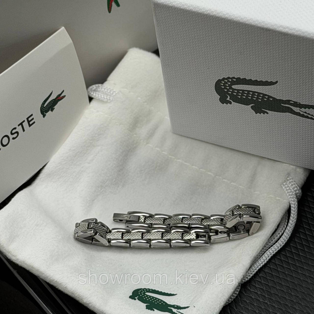 Чоловічий брендовий браслет на руку Lacoste, Лакоста (40194) Київ - фото 9