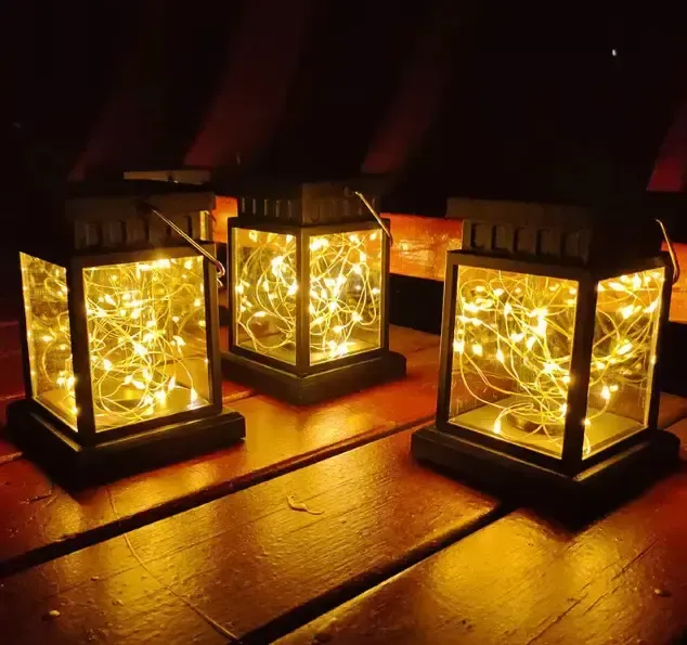 Уличный садовый подвесной фонарь на солнечной батарее, водонепроницаемый The lamp Коломыя - изображение 1