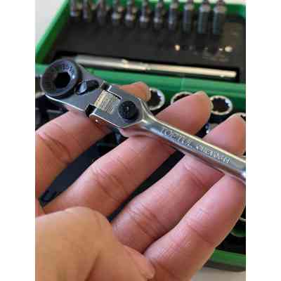 Набор бит Toptul и головок с трещоткой 1/4