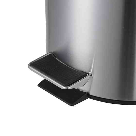 Сміттєве відро Zerix Solo-TC0205 SS з плавним закриттям, кругле, 5 л, нержавійка Харків