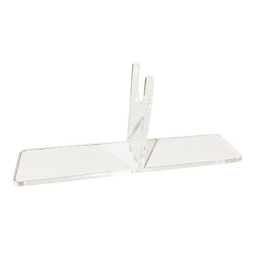 Підставка для клейового пістолета 20 Вт акрилова прозора підставка тримач для термопістолета 7 мм компактний стенд Київ - фото 1