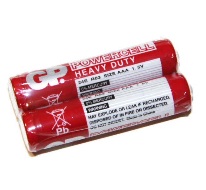 Батарейка сольова AAA/R03 (пл-2шт) GP Powercell Житомир - изображение 1