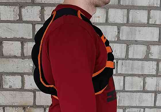 Жилет-обтяжувач EasyFit JetPack 10 кг з металевими кульками Коломия