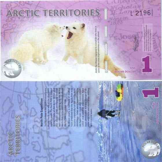 Арктика / Arctic territories 1 dollar 2012 UNC Полтава