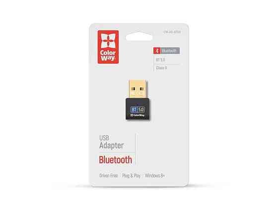 Адаптер bluetooth BT 5.0 ТМ СolorWay Київ