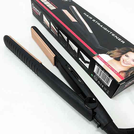 Выпрямитель-гофре для тонких волос Gemei GM-2955W Выпрямитель для волос поездок KI-75 Львов