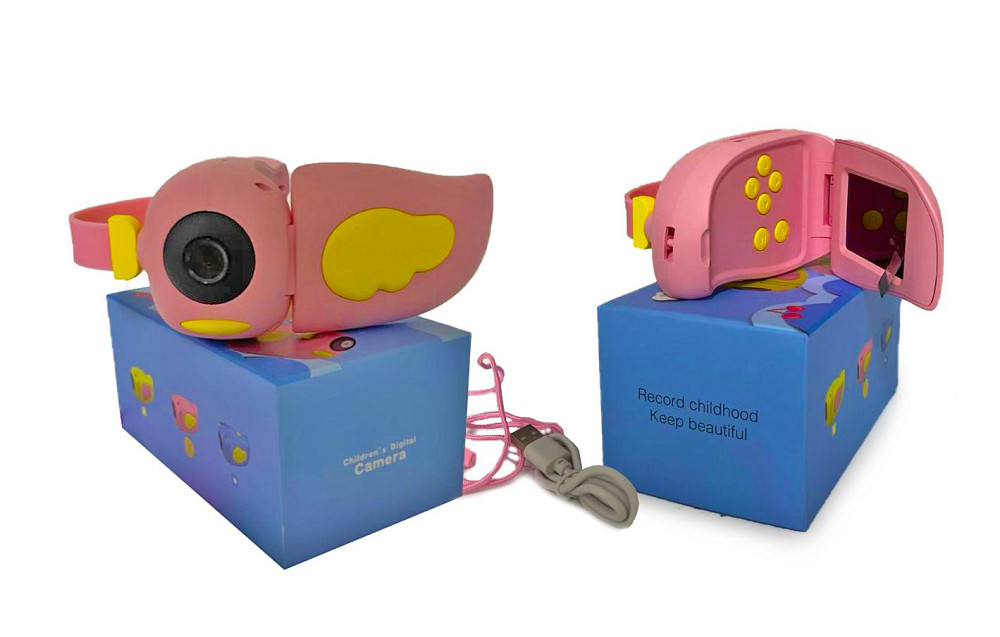Дитяча відеокамера Smart Kids Video Camera A100 рожева Одеса - фото 1