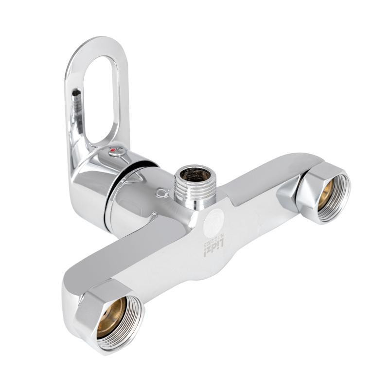 Змішувач для душу з душовим гарнітуром Lidz Latwa 010 хром Київ - фото 3