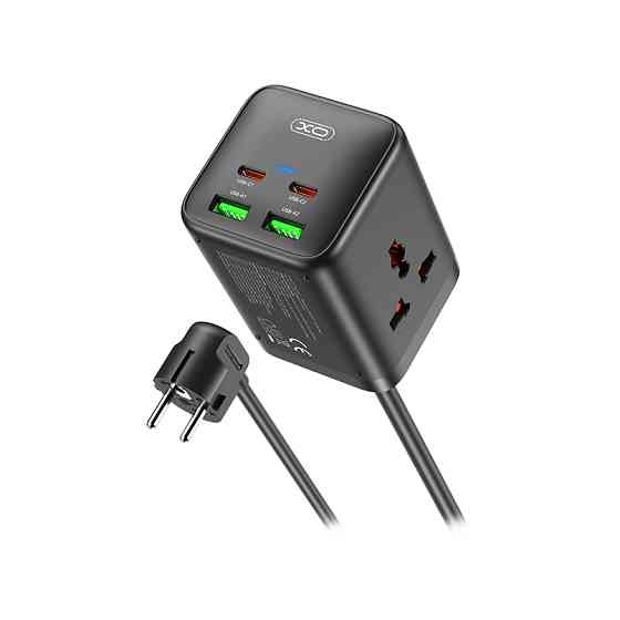 Мережевий зарядний пристрій XO WL24 Fast Charging Desktop Charger Array Plug 65W чорний Львів