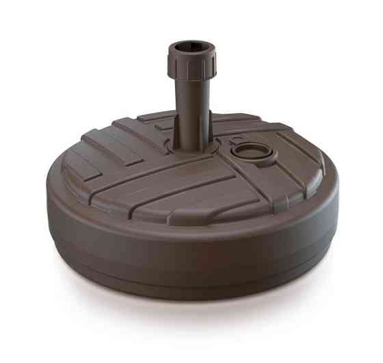 Підставка для садової парасольки кругла, 10 л, коричнева Київ