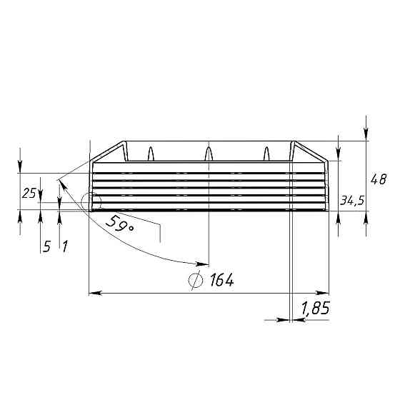 Розетка OPTIMUM для фанового з'єднання D110 пластик для під'єднання унітаза OPTI 110PP07 Київ