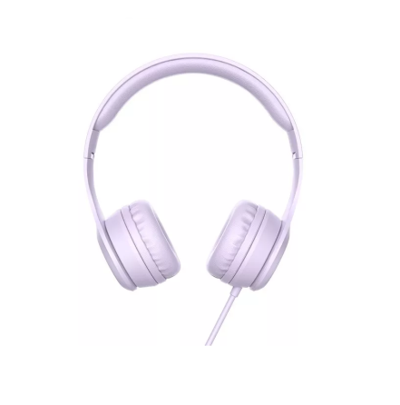 Навушники HOCO W21 Graceful charm wire control headphones Purple Киев