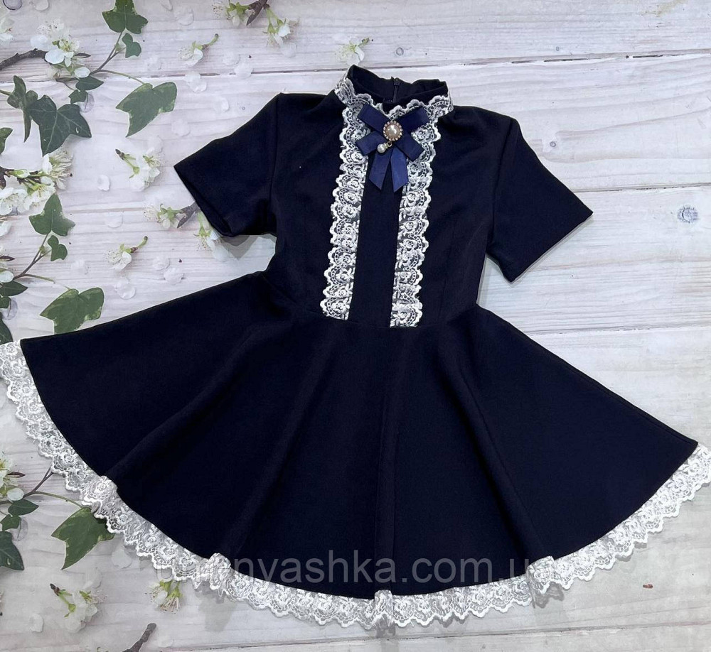 Красивое школьное платье с кружевом на рост 116-146 Кривой Рог - изображение 5