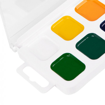 Акварельные краски Yes Orange Line 12 кольорів б/п (110299) Винница - изображение 3