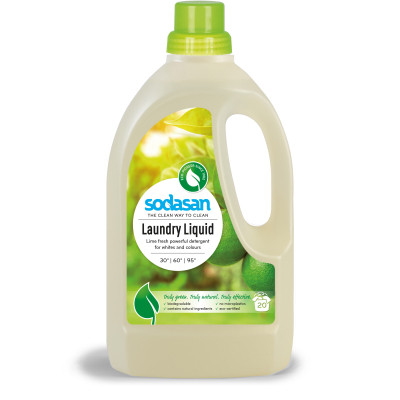 Гель для стирки Sodasan Universal Bright&White 1.5 л (4019886015615) Винница - изображение 1