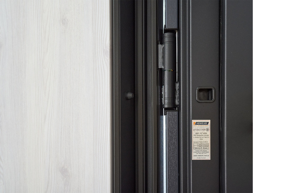Входная дверь с терморазрывом Abwehr Termix Tower 527 Металл Lampre Антрацит+Vinorit Сосна Прованс 1200*2050 мм Киев - изображение 9