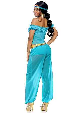 Костюм принцеси Жасмин S Leg Avenue Arabian Beauty, 3 предмети, бірюзовий Sex Aura Київ