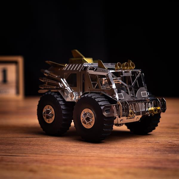 Колекційна модель-конструктор Metal Time Trophy Hunter Всюдихід Шерп механічний двоколірний (MT056) Харків - фото 7