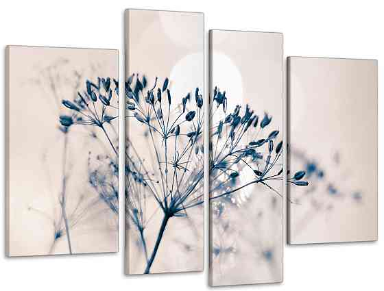 Модульная картина Цветок Минимализм Art-131_4 105x150 см Киев