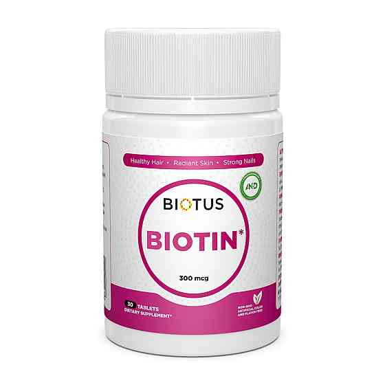 Біотин (Biotin) 300 мкг 30 таблеток Київ