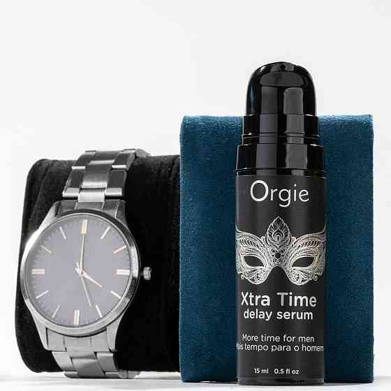 Сироватка-пролонгатор Orgie Xtra Time Delay Serum, 15 мл, без анестетиків, на силіконовій основі Sex Aura Київ