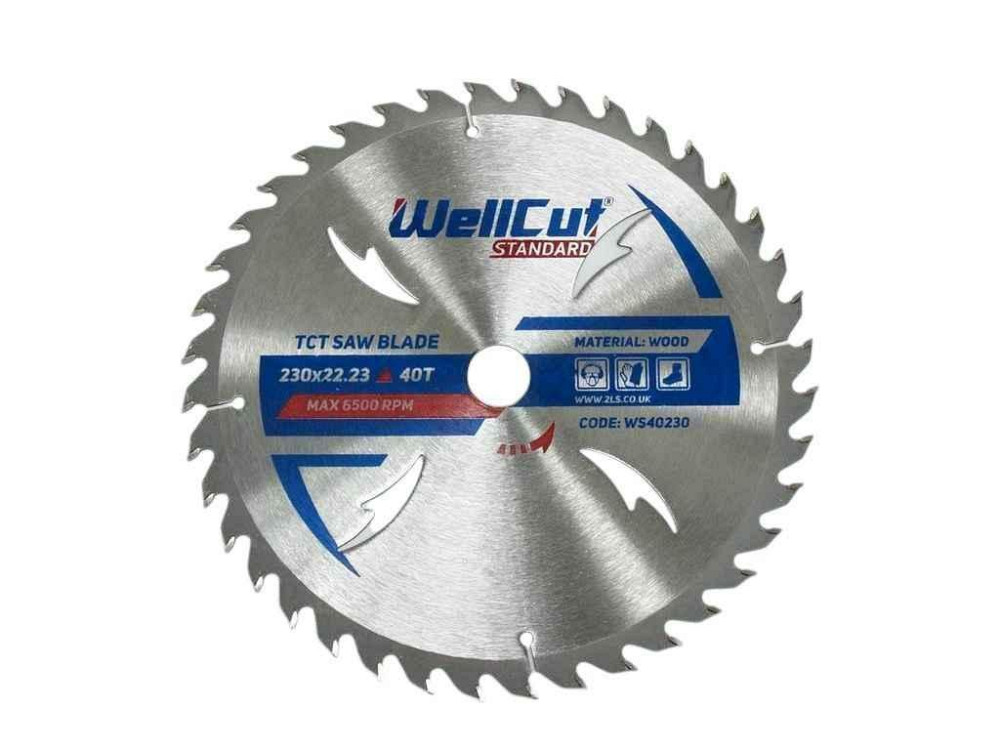 Диск пильний 230мм 22,23мм 40Т ТМ WellCut Київ - фото 1