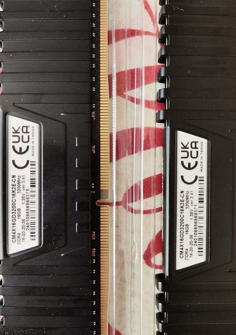 Оперативная память Corsair DDR4 3200Mhz 16Gb 2шт Харьков - изображение 2