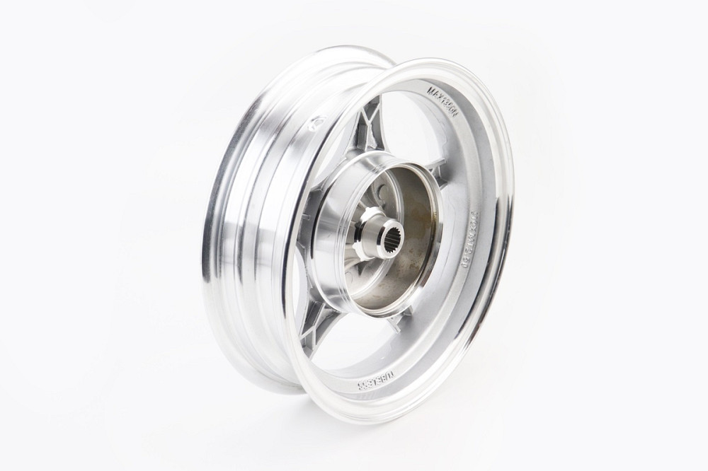 Диск задній литий MT2,50x10 Z19 для 4Т (бараб. гальм., d-110мм) "5 променів" сірий, тип 1 Киев - изображение 2