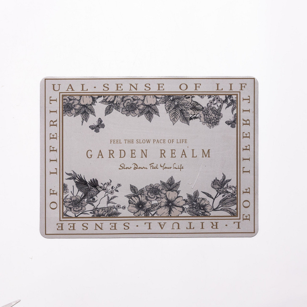 Діатомітовий килимок на кухню для сушіння посуду Garden Realm 30×40 (см) HP-42-23 Коломыя - изображение 1