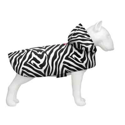 Дождевик для животных WAUDOG Clothes с капюшоном "Зебра" XXS (354-0055) Винница